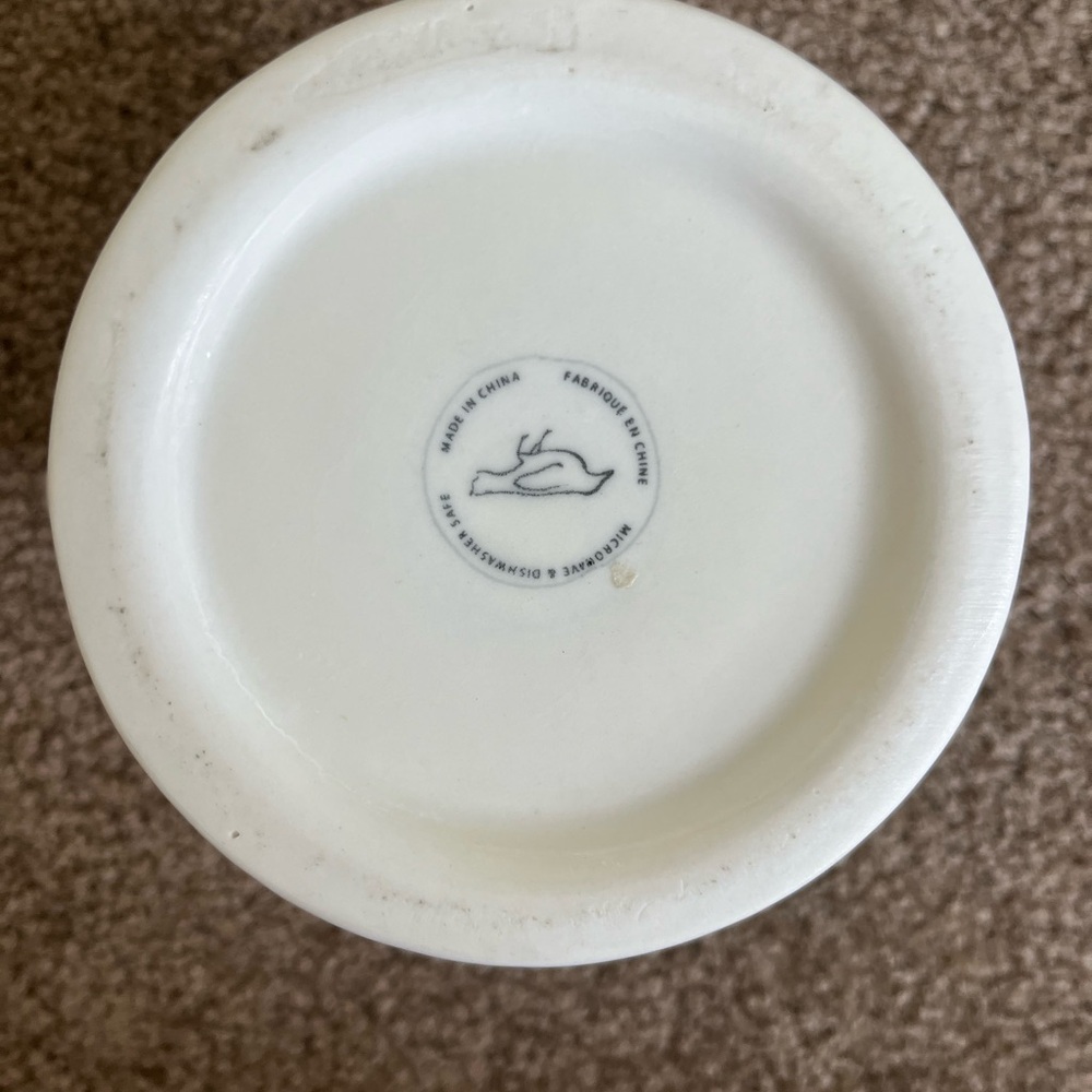 Anthropologie White Monogram 'H' Mug - Picture 5 of 5